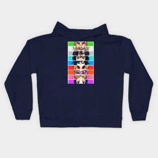 The nine Hashira + Retro Style |kimetsu no yaiba| Kids Hoodie